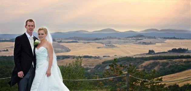 Bryllup Toscana vingård