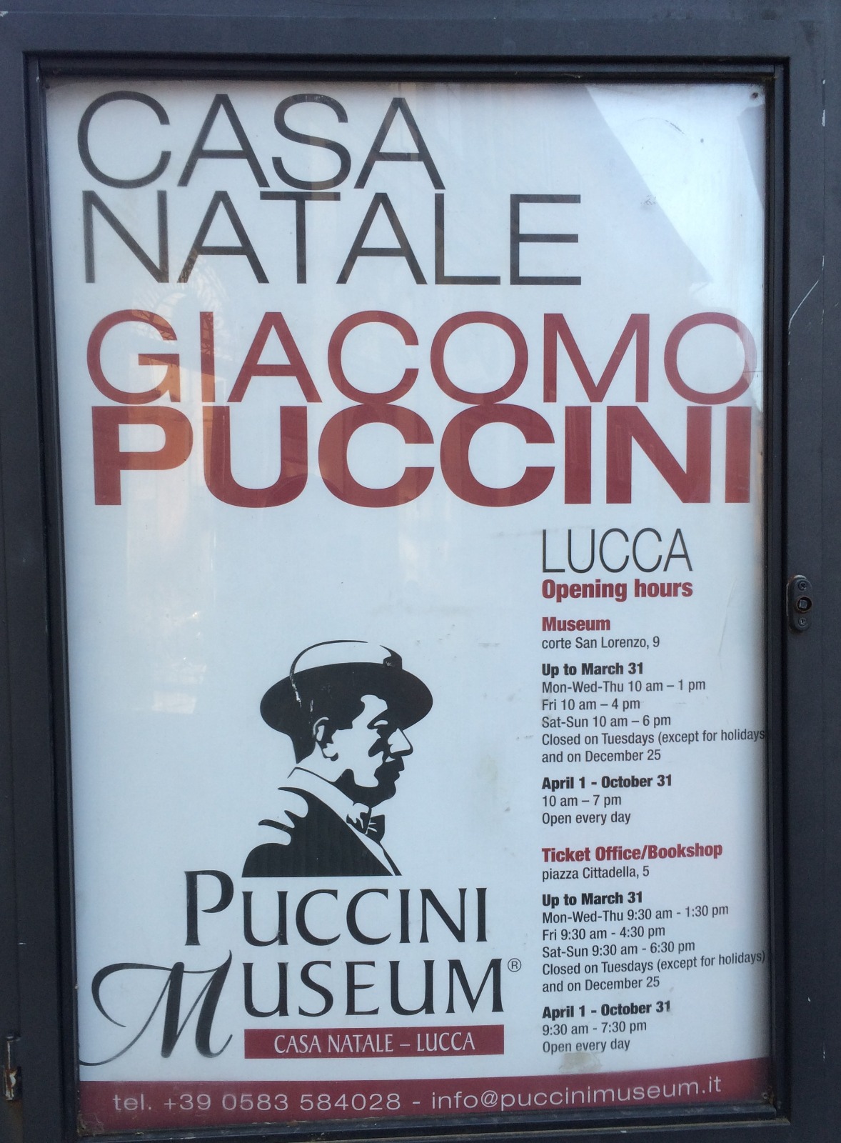 Puccini poster